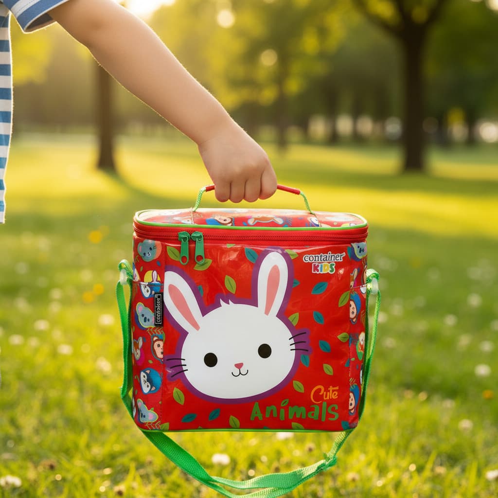 Lancheira Térmica Infantil Escolar  Menina Animals