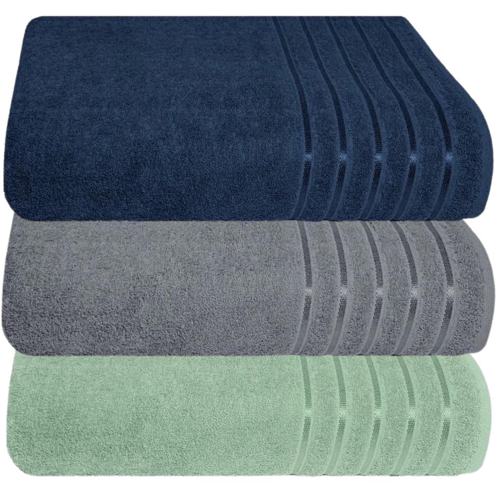 Kit 3 Toalhas Banhão 100% Algodão 90x150 Cm Teka Comfort