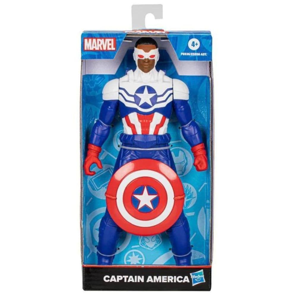 Boneco Capitão América Mighty Hero Marvel 24cm Hasbro