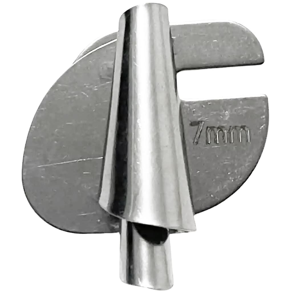 Aparelho Bainha Enrolada Caracol Dobrar Maquina Costura 7mm