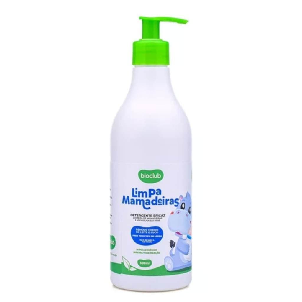 Detergente Orgânico Vegano Limpa Mamadeiras Bioclub 500ml