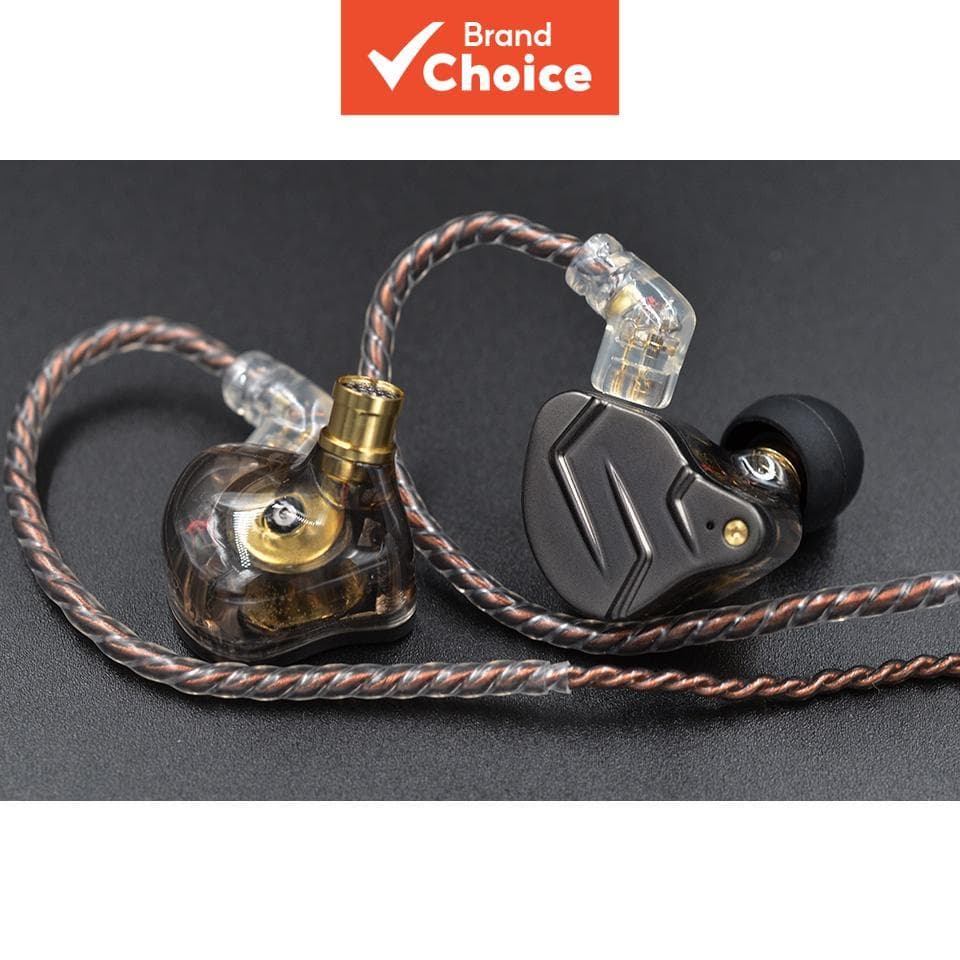 Fones De Ouvido KZ ZSN PRO 1BA 1DD Híbridos Com Fio Cabo Removível Monitor HIFI Metal Intra-Auricular Baixo Esportivo Ca