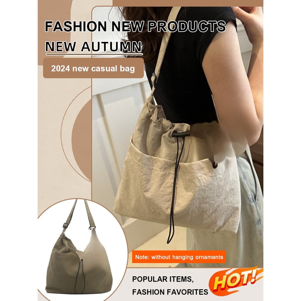 Ultra Leve Bolsa Crossbody Casual Grande/Diária De Ombro
