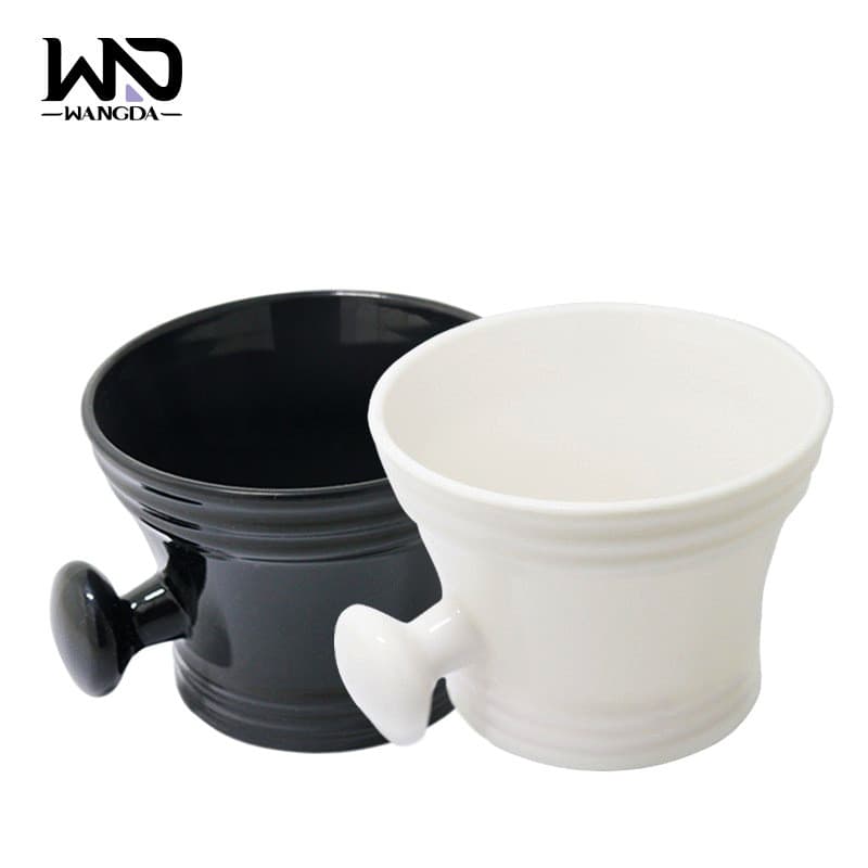 Copo de sabão de espuma de barbear masculino escova de barba copo de espuma barbearia conjunto de espuma de barbear comé