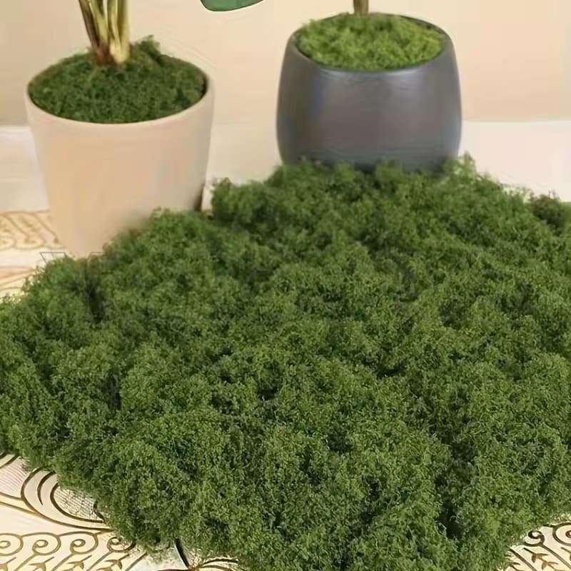 30/50/100g Musgo Falso DIY Artesanato Grama Artificial Preservado Plantas Verdes Casa Quarto Decoração Do Jardim Mini Pa