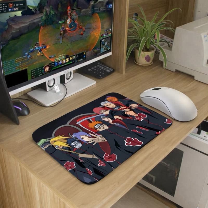 Mouse pad NARUTO   Antiderrapante  diversas estampas 21x25 cm 15x20
