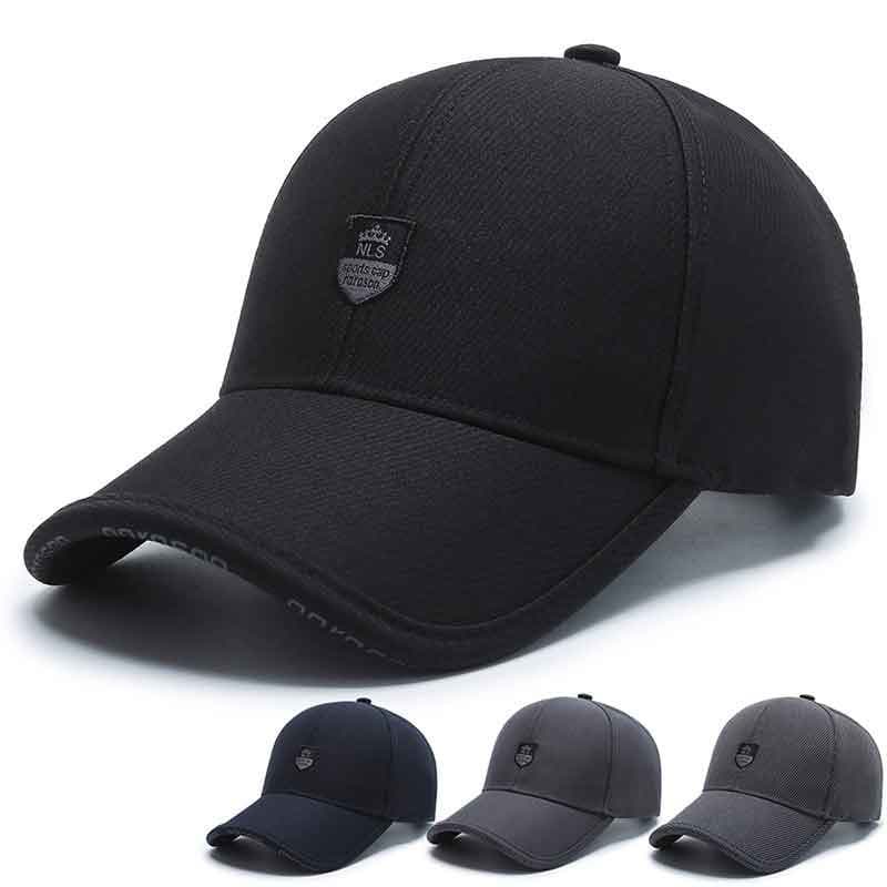 Boné de Beisebol Masculino, Boné de Algodão, Boné Casual Estilo Dad Hat, Boné de Sol para Esportes ao Ar Livre, Bonés de