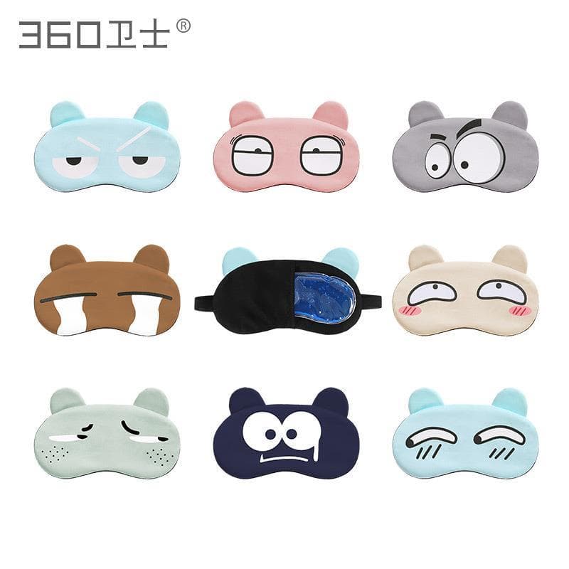 Engraçado engraçado único adulto máscara de proteção para os olhos dormir saco de olho sombreamento dormir respirável do