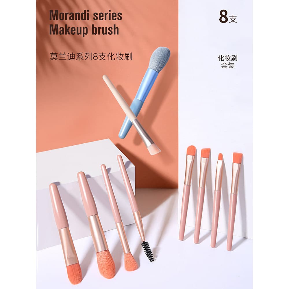 Conjunto de pincéis de maquiagem artística, portátil, base, Blush, pó solto, pincel labial, estudante, contorno barato,