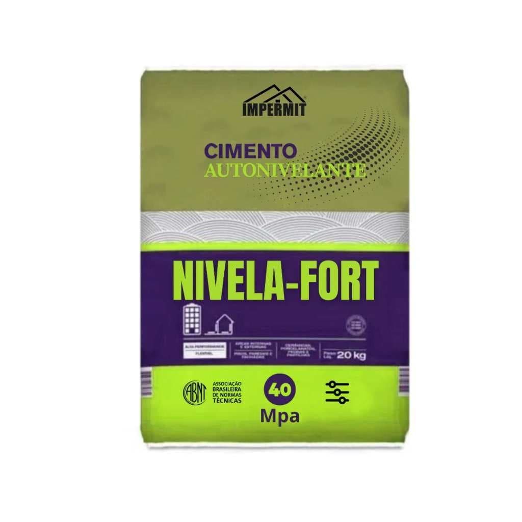 Autonivelante para pisos NIVELA FORTE 40MPA kit 20kg