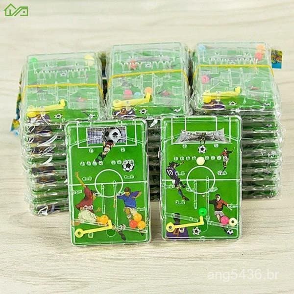 20 Peças Jogo de Pinball de Futebol Tabuleiro de Jogo de Labirinto de Futebol Brinquedos Educativos para Crianças Festa