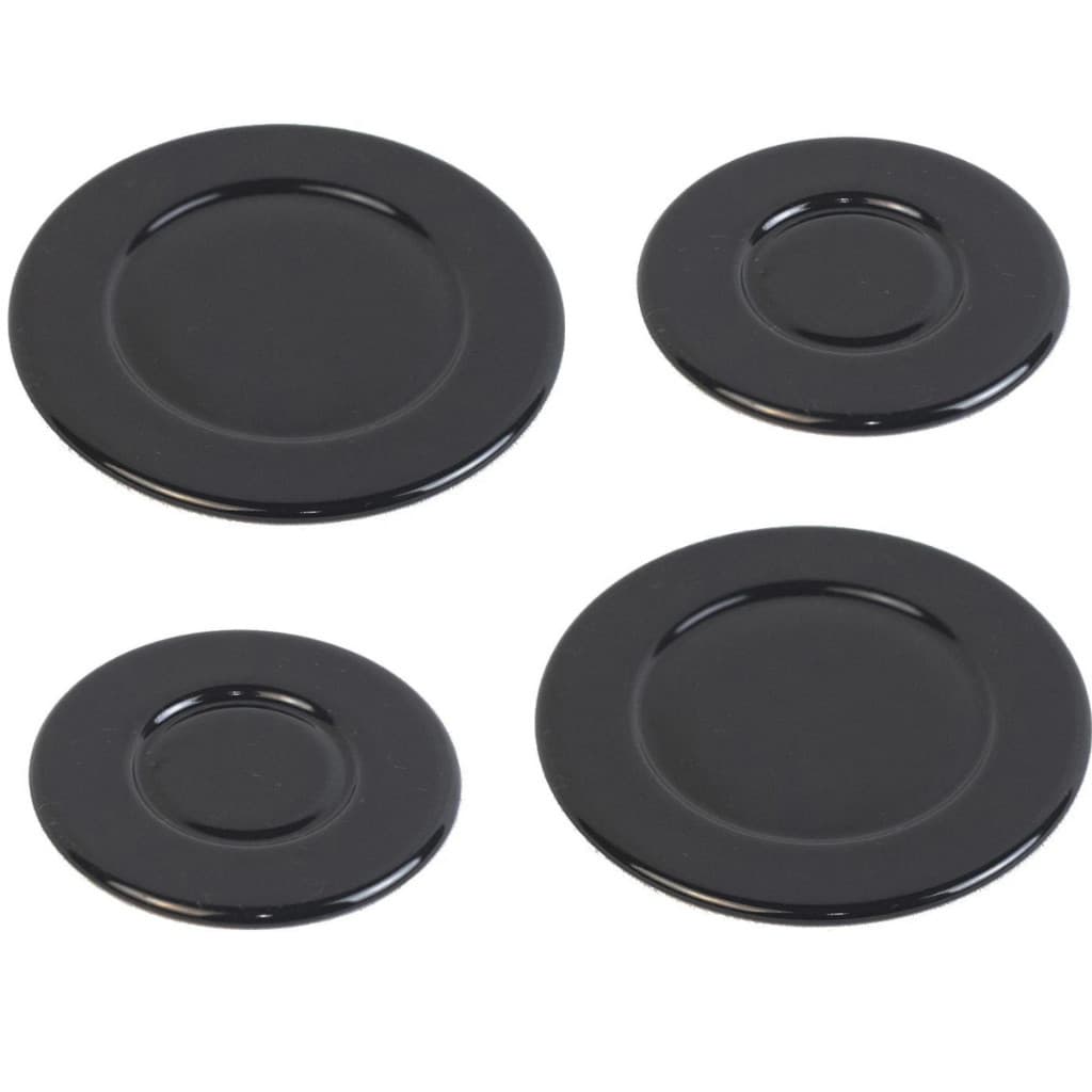kit 4 tampinhas laterais para fogao esmaltec topazio 5030 2 mini 2 medias