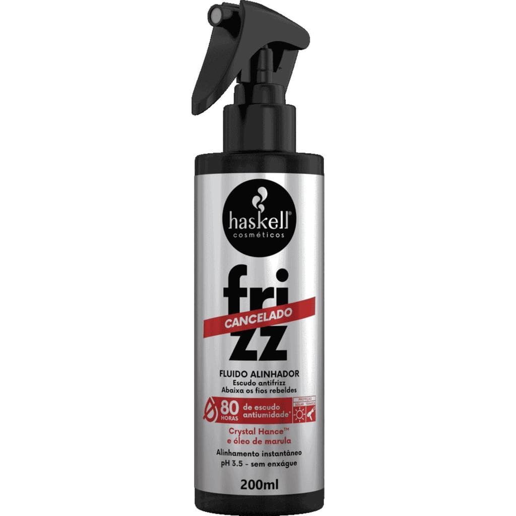 Fluido Alinhador Antifrizz Haskell Frizz Cancelado 200ml