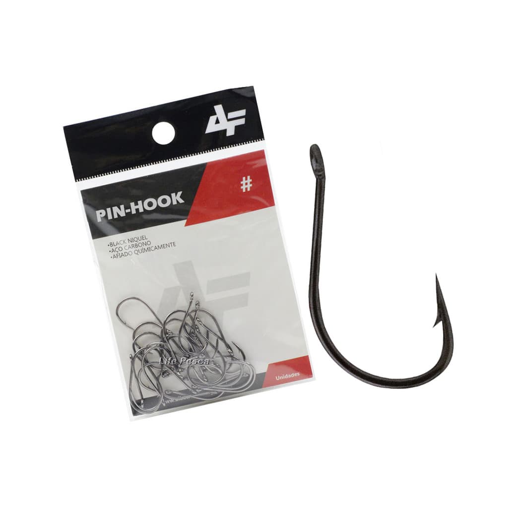 Anzol Albatroz Pin-Hook Nº 2 - Cartela C/ 25 Peças