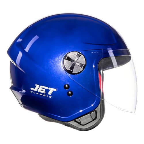 Capacete Moto Aberto Fly Jet Capacete Moto Aberto Feminino Azul HG CLASSIC 58