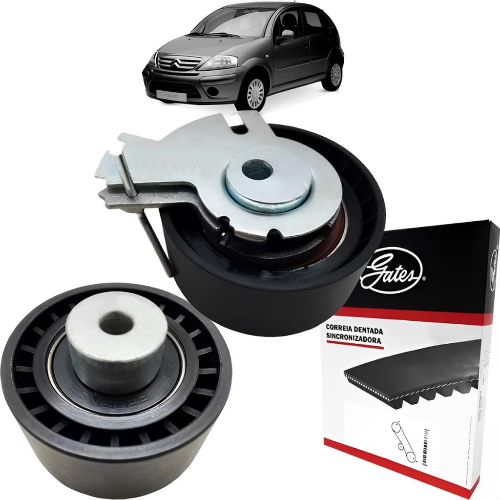 Kit Correia Dentada Gates Peugeot 206/207/208 1.6 16v