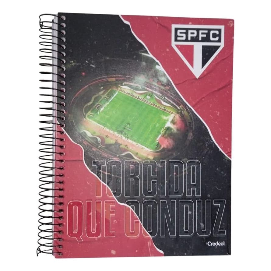 Caderno 10 Matéri São Paulo Independente 160 Folhas Adesivos