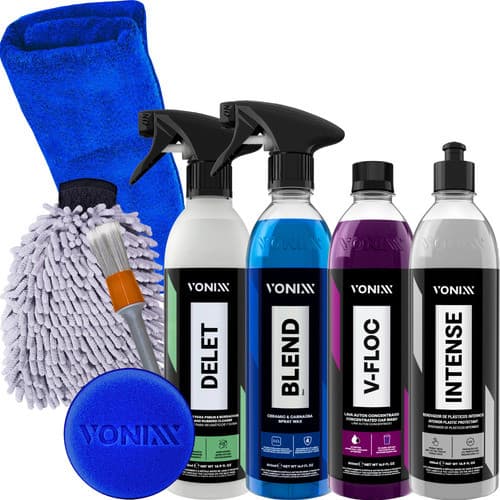 Lavagem Carro Completa Vonixx V-floc Blend Delet Intense + Acessórios
