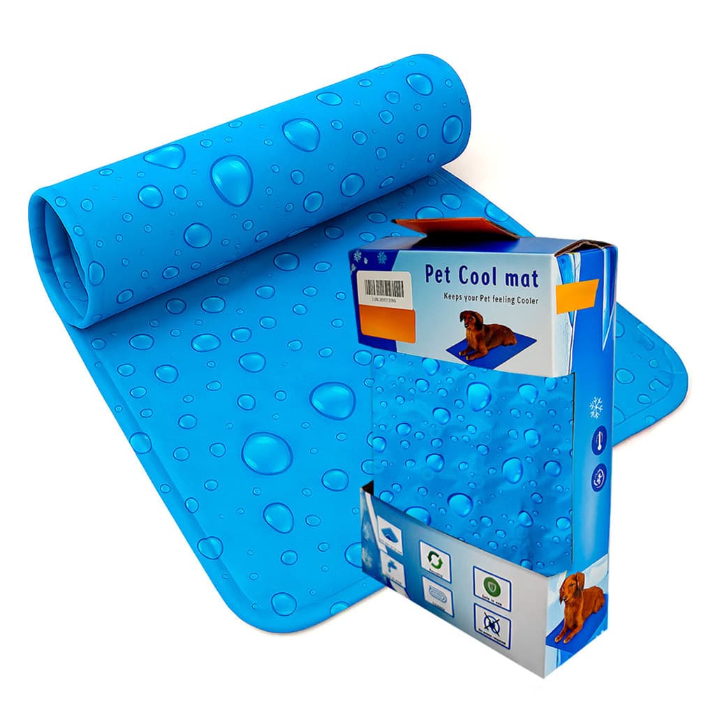 Tapete Gelado Refrescante Colchonete Verão 90x50cm Pet Cães Cachorro Gato Médio Grande Durável G