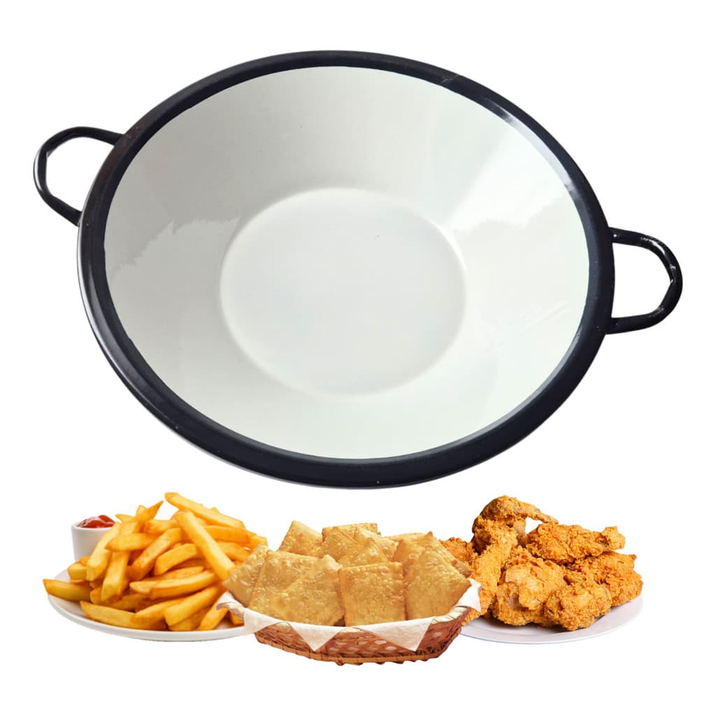 Tacho P/ Fritura Esmaltado N°20 - 14L Pastel Batata Salgado