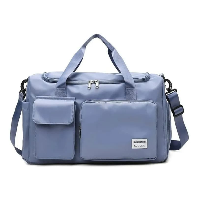 Bolsa Mala De Mão Feminina Masculino  Viagem Fitness Azul