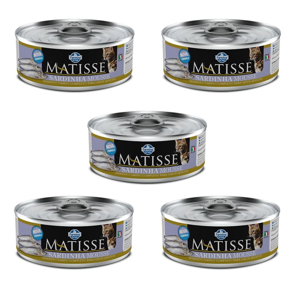 Kit c/ 5 Matisse Cat Wet Mousse 85g - Todos os sabores