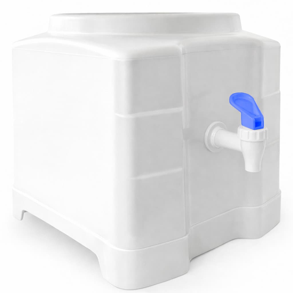 Suporte Galão Água 10/20L D’Casa Reforçado Polipropileno Injetado Branco
