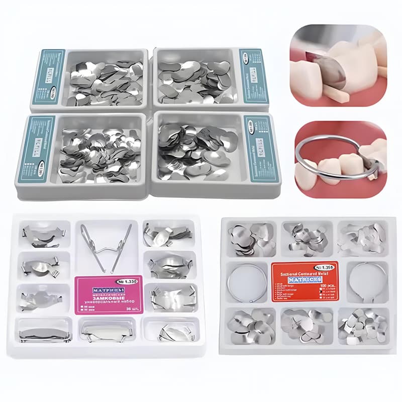 Kit De Banda De Matrizes Com Contornos Seccionais Matriz Ataroral Materiais De Anéis De Metal