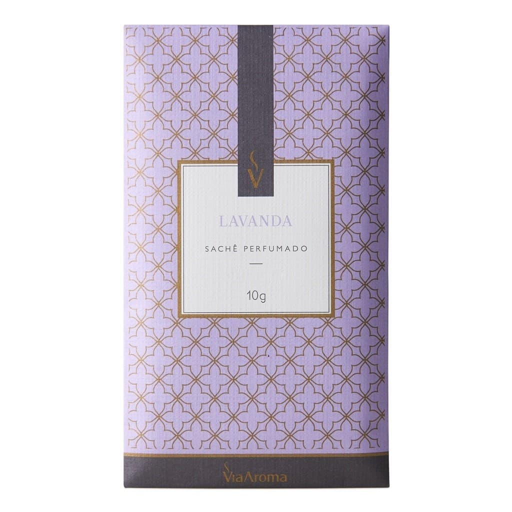 5 Sachês Perfumados 10g  Via Aroma Para Gavetas Roupeiro Automóvel Bolsa Closets