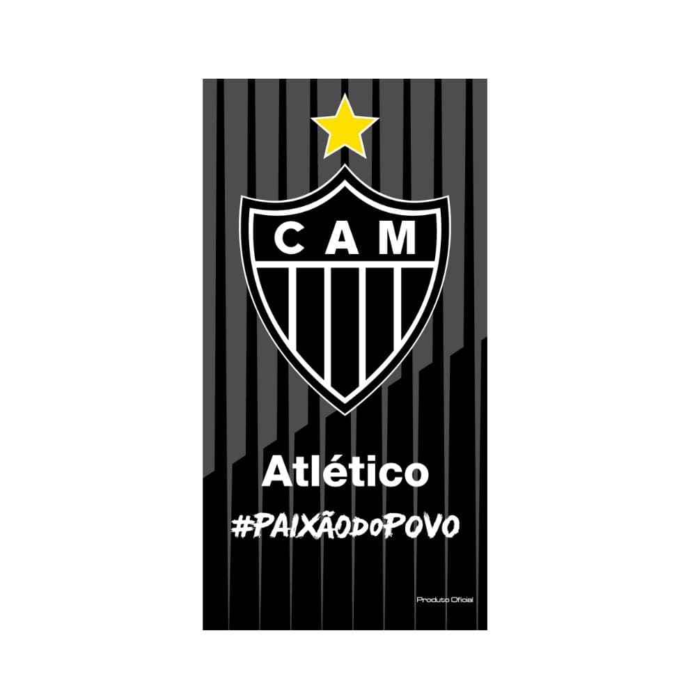 Toalha de Banho Time Buettner Aveludada Brasão Atlético