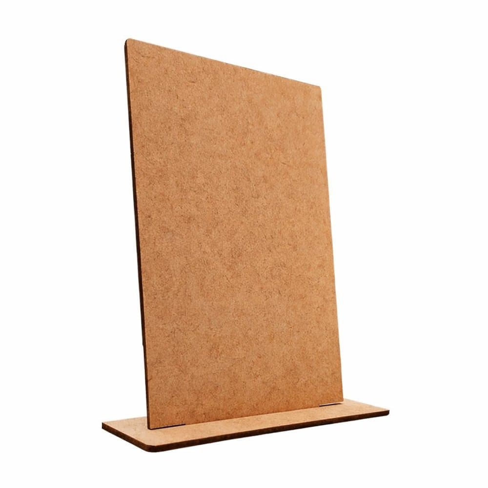Display Totem Kit 50uni Mini Painel Mdf 10x15Cm Base Cenario