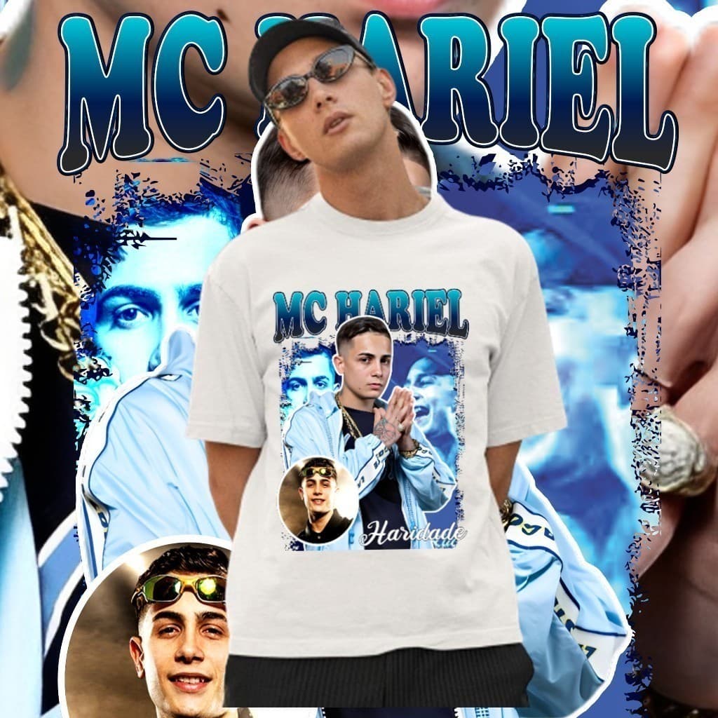 Camiseta Mc Hariel Sp Fuck De Algodão Lançamento Varias Cores Esquece
