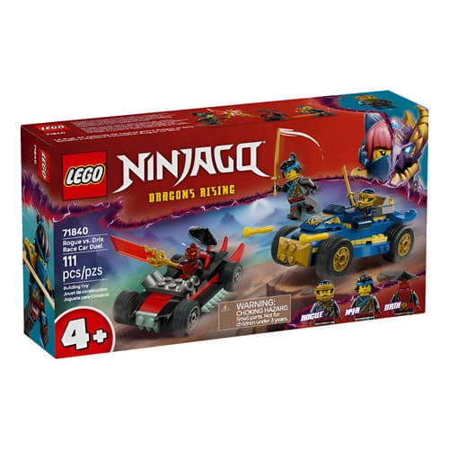 Lego Ninjago 71840 Duelo De Carros De Corrida Rogue Vs Drix 111 Lego Ninjago