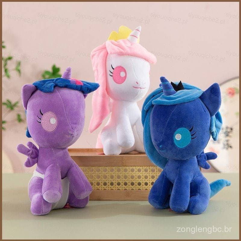 SY2 My Little Pony Bonecas De Pelúcia Versão Q Brinquedos Travesseiro Almofada Para Presentes De Aniversário Das