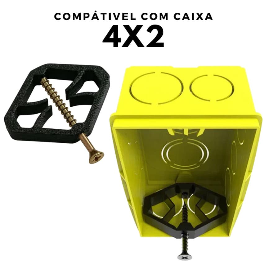 Reparo Salva Abas Caixinha De Luz 4x2 Salva Construção Caixinha 4x2 Obras Tomada Fios Conduite
