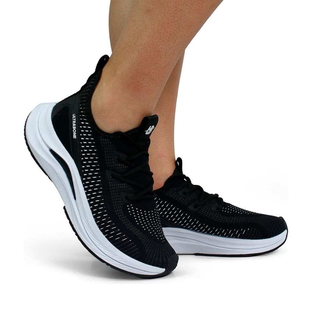 Tênis Feminino Esportivo Caminhada Ortopédico Treino Academia Corrida Antiderrapante Confortável