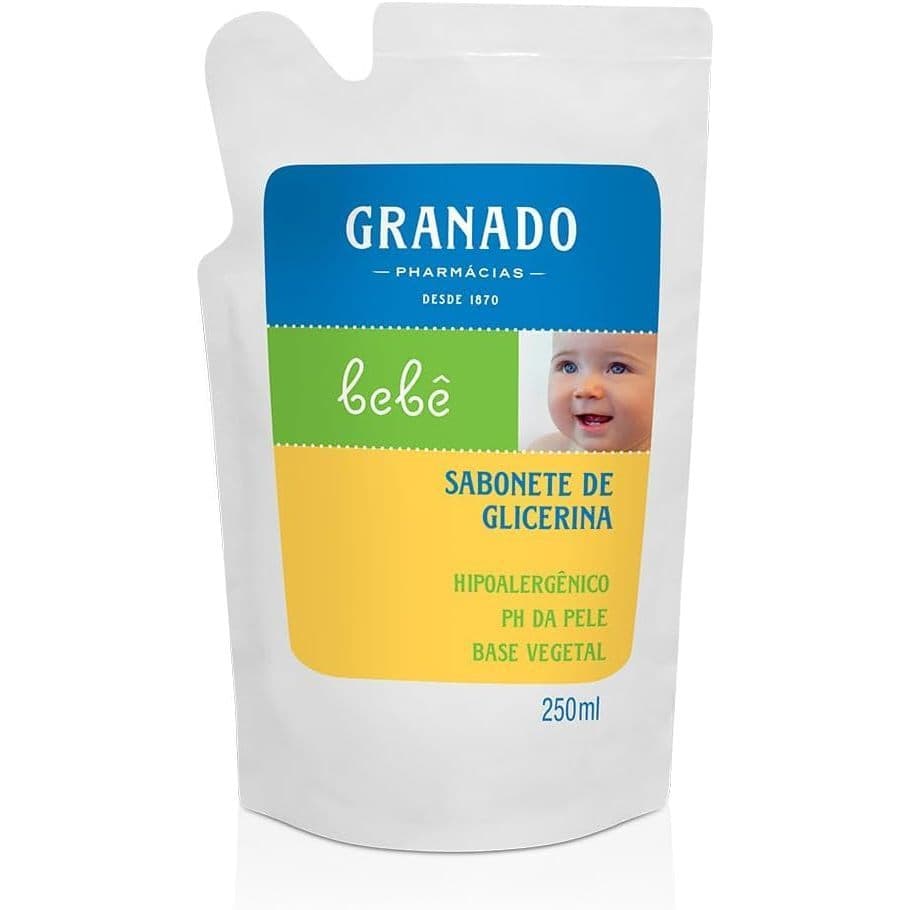 Sabonete Líquido Infantil Granado Bebê Glicerina Tradicional Refil 250ml