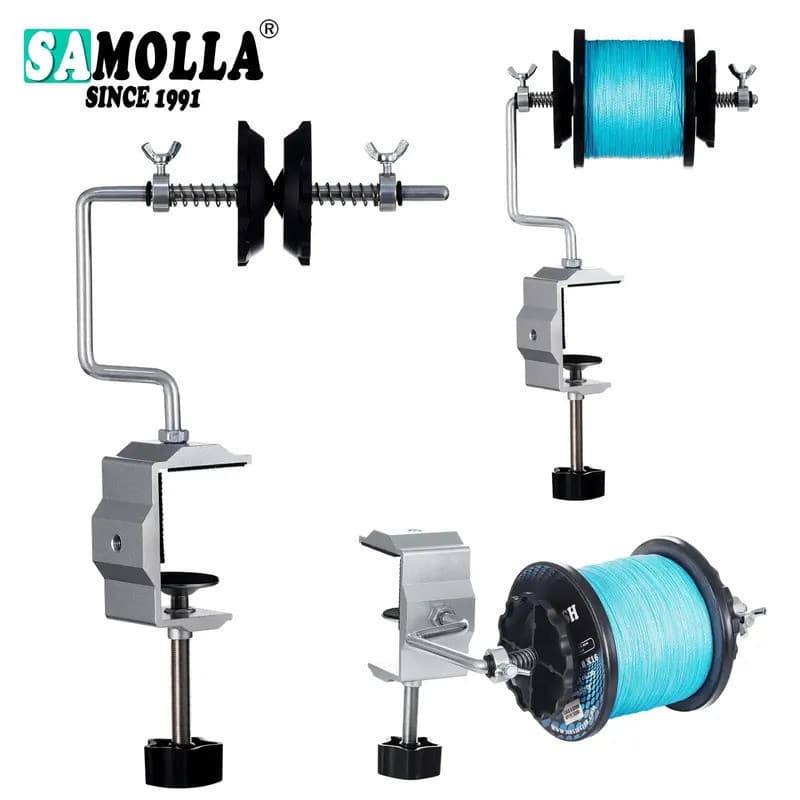 Novo Enrolador de Linha de Pesca para Molinetes e Carretilhas de Casting, Máquina Portátil para Enrolar Linha de Pesca,