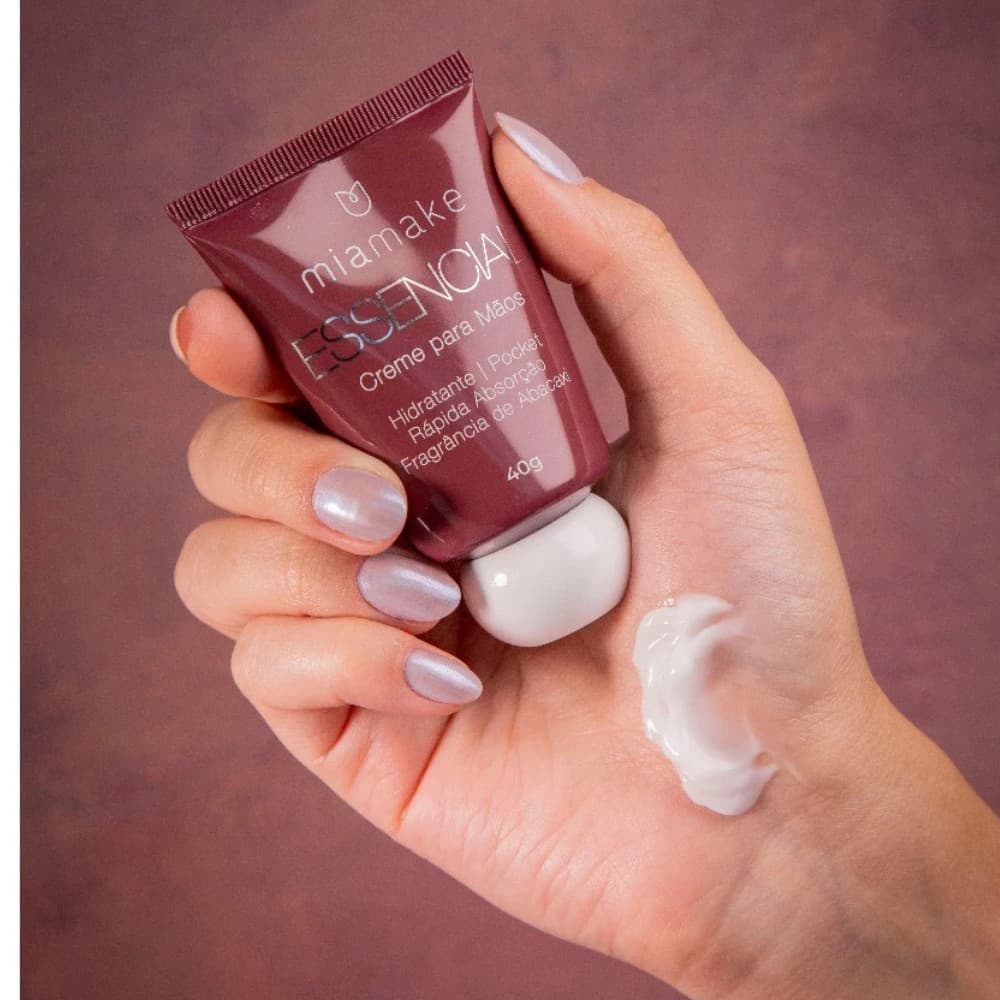 Creme para Mãos ESSENCIAL Rápida Absorção Fragrância de Abacaxi - Mia Make