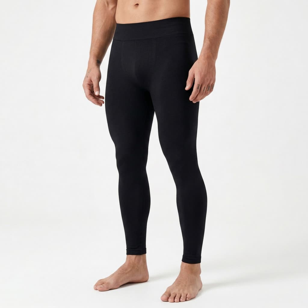 Meia Calça Masculina Flanelada Térmica Confortável Peluciada Esporte