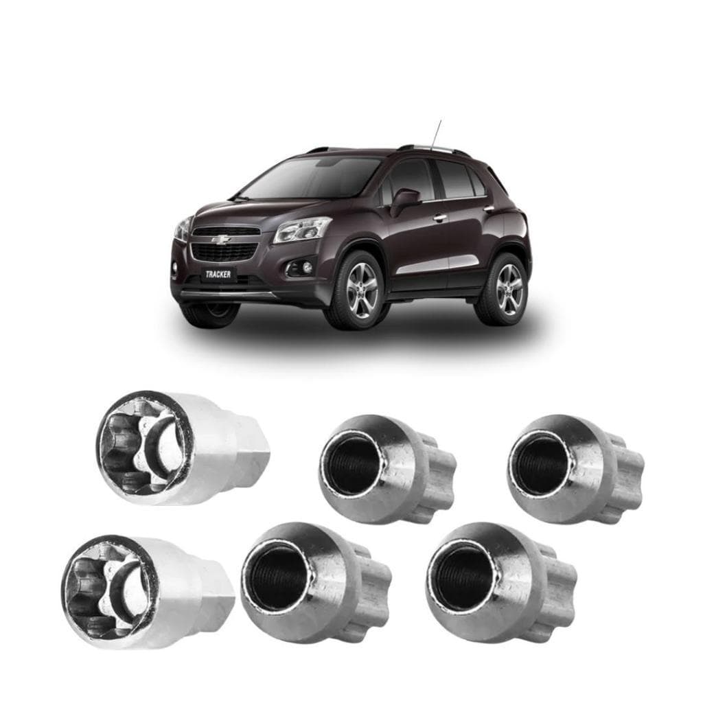 Trava Roda Anti Furto Chevrolet Tracker Até 2012 + Brinde