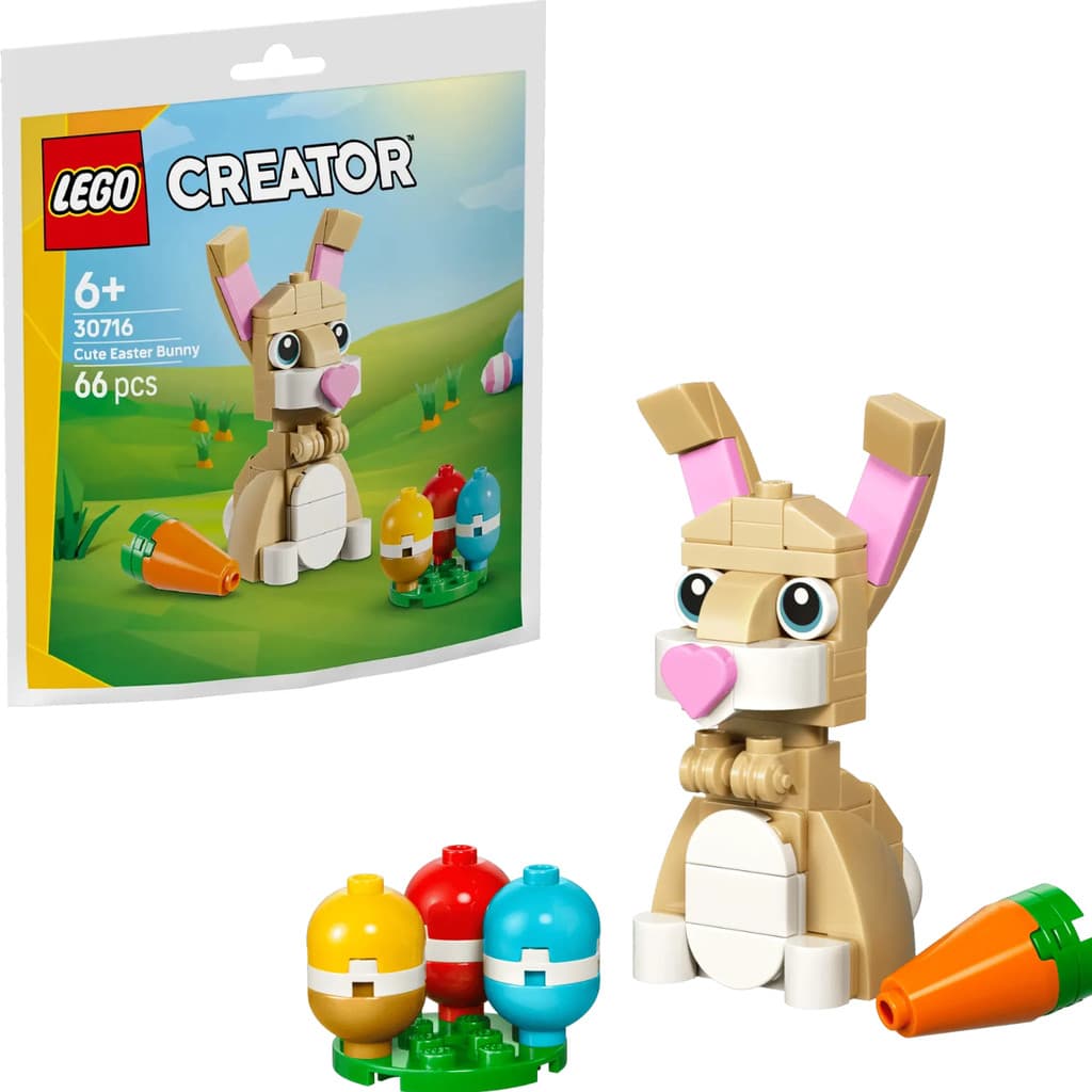 Lego Creator Coelhinho de Páscoa Fofo 30716 66 Peças