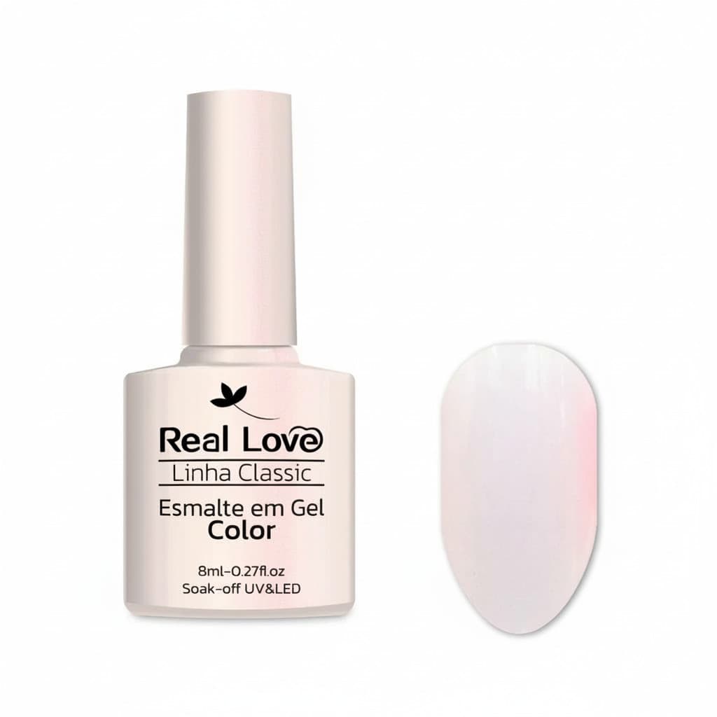 Esmalte em Gel 8ml Linha Classic Real Love – Brilho Intenso e Alta Durabilidade N-066