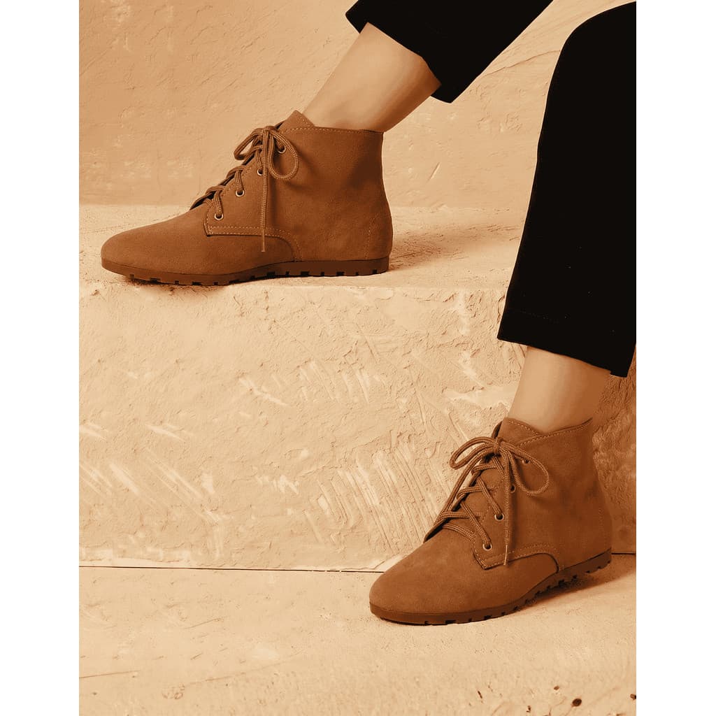 Bota Feminina Cano Curto Casual Coturno Leve Confortável Moda Inverno