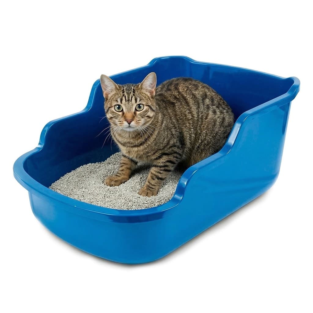 Caixa De Areia Para Gatos Elegance Aberta Higiênico Toalete Anti Respingo - Furacão Pet