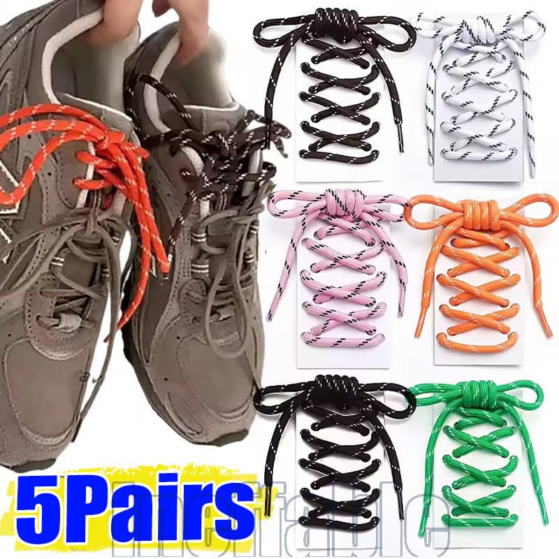 2/3/5 Pares De Cadarços Longos Coloridos De 100 Cm-Acessórios Para Sapatos De Botas-Cordão Elástico Grosso Durável-Espor