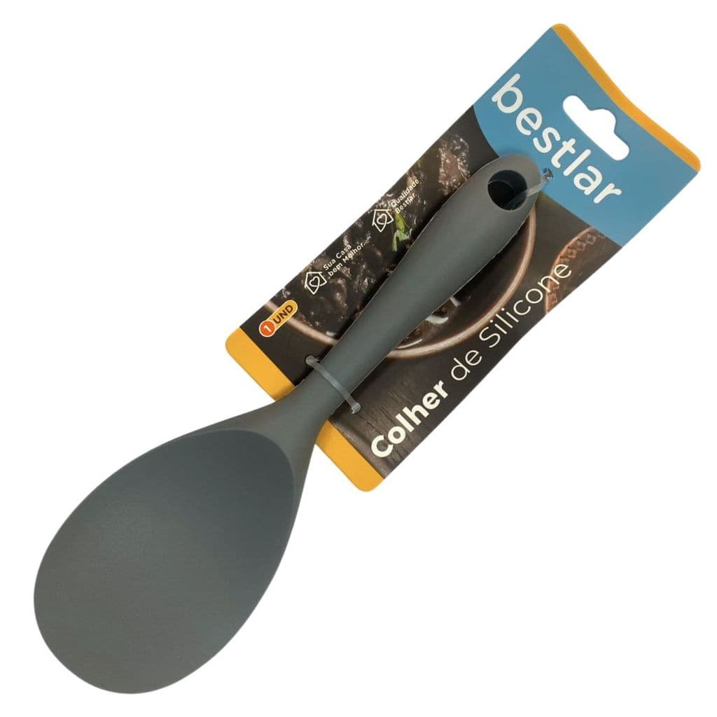 Colher de Silicone Cinza - Bestlar