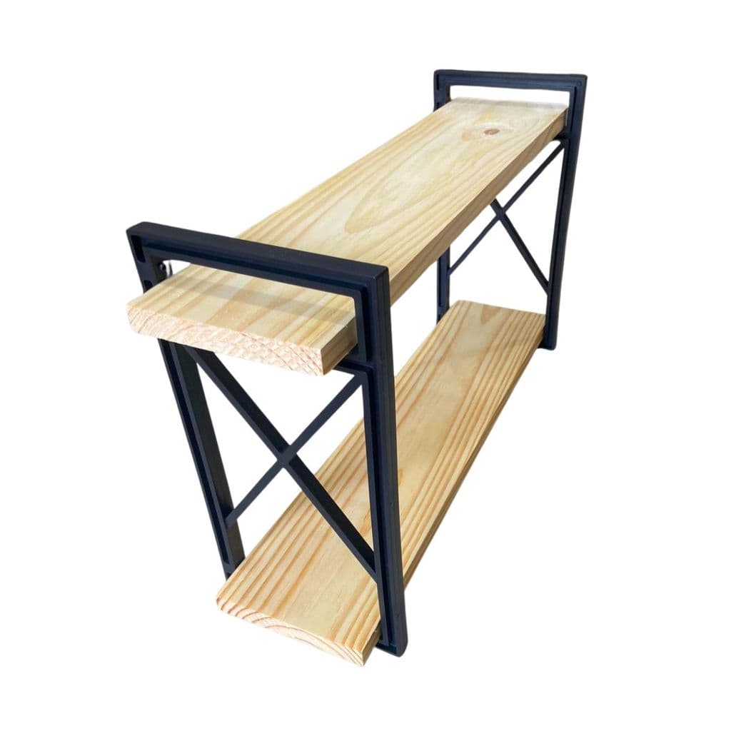 Prateleira Estilo Industrial 60Cm X 14Cm + Suporte15X36Cm