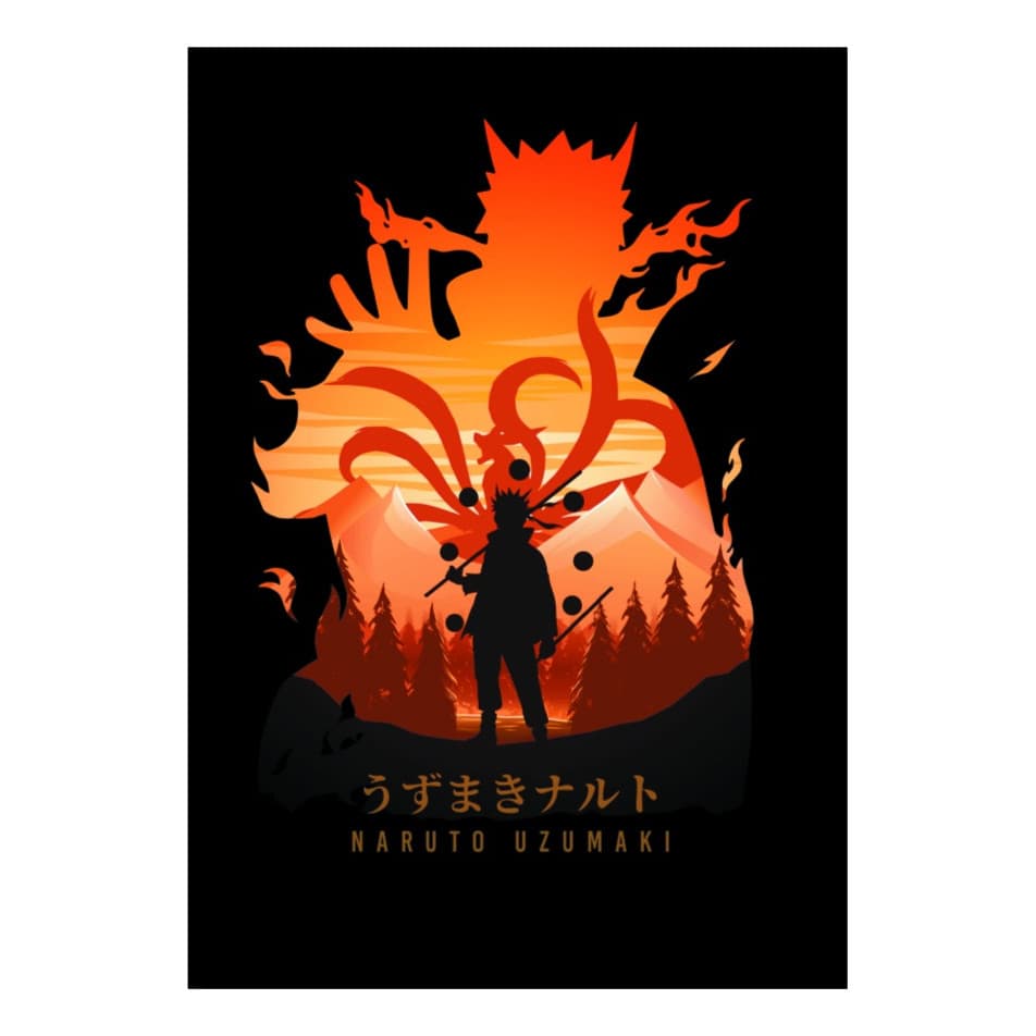 2 Adesivos Para Capa Caderno Naruto (16x24cm)