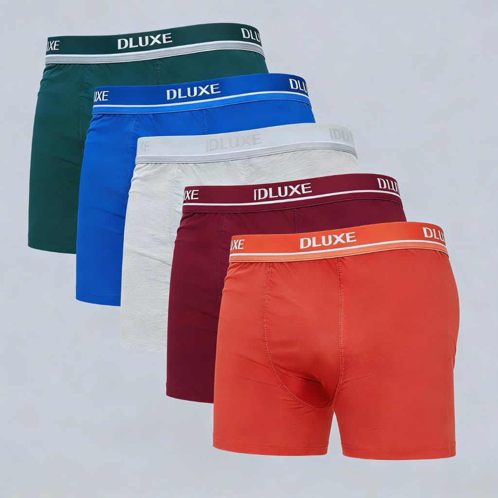 Kit 3 Cueca Boxer Box Algodão Masculino Adulto Conforto Cuecas D'luxe